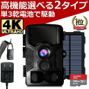 ソーラーパネル 256GBmicroSDカード 4K高画質セット ソーラー充電 トレイルカメラ ワイヤレス 電池式 監視