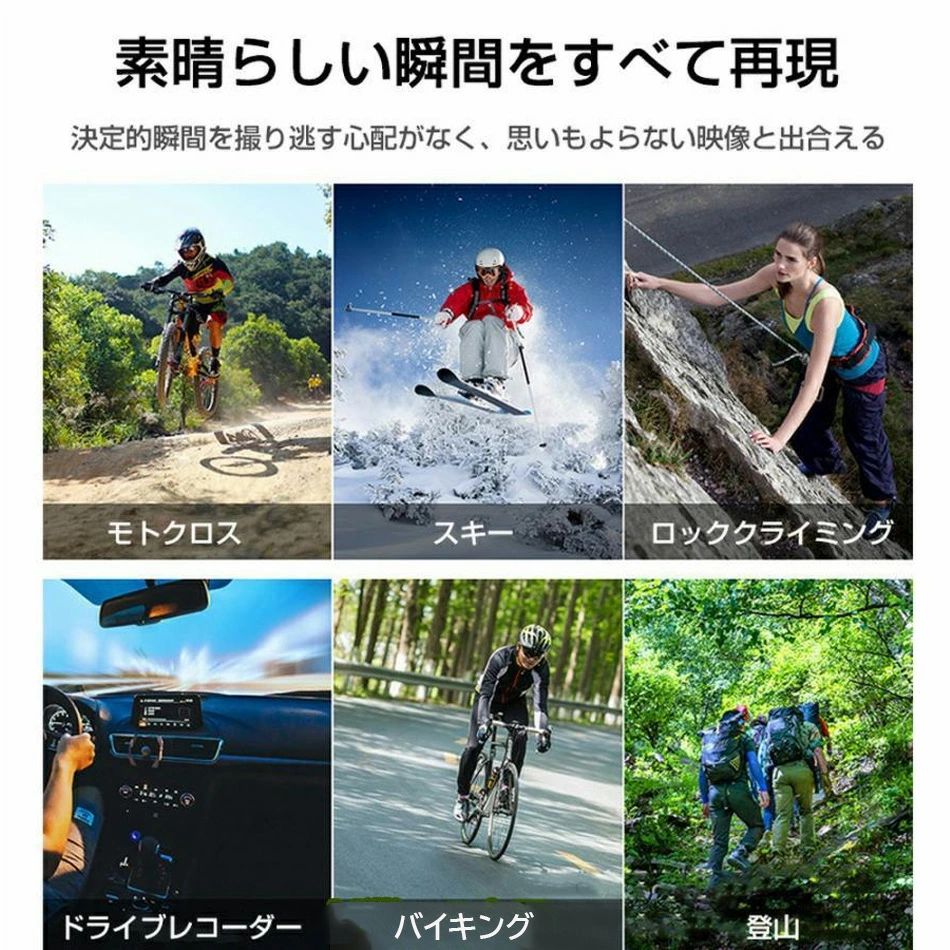 COCOmarketの小型 クリップションカメラ ウェアラブルカメラクンカメラ リモコン付 170度魚眼レンズ 8倍スローモーション マイク付 ツカメラ｜アングル3