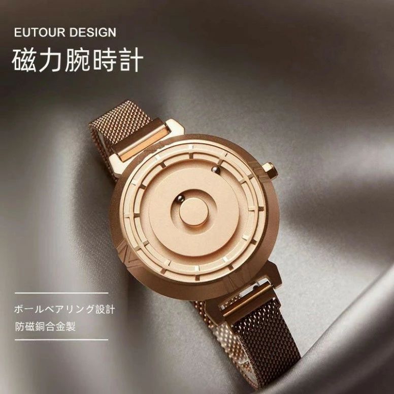 防磁 ブラック文字盤 35MM 防水 ミニマリズムカジュアル クオーツウォッチ 女性腕時計 メンズ ボールベ..