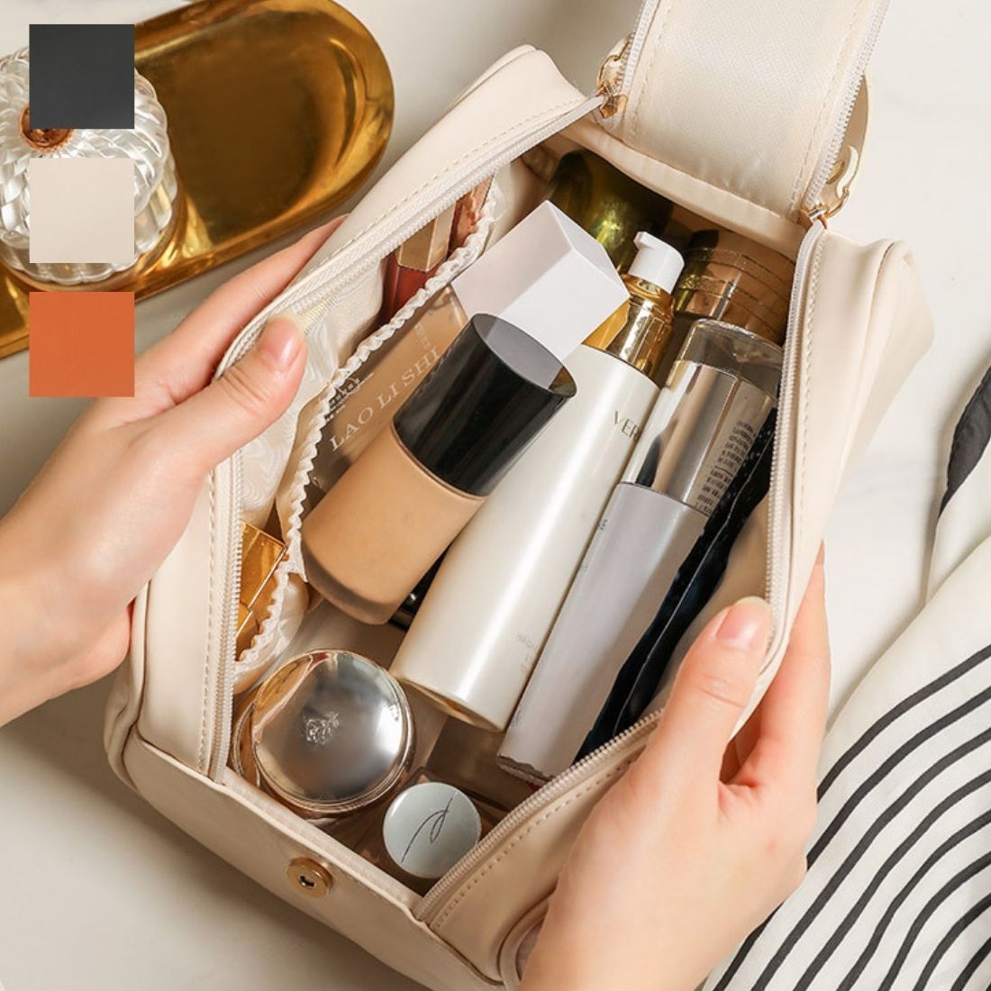 ミニバッグ ハンドバッグ ファッション雑貨 ハンドル ファスナー ポケット スッキリ収納 自立 旅行 デイリー 携帯 おしゃれ 上品