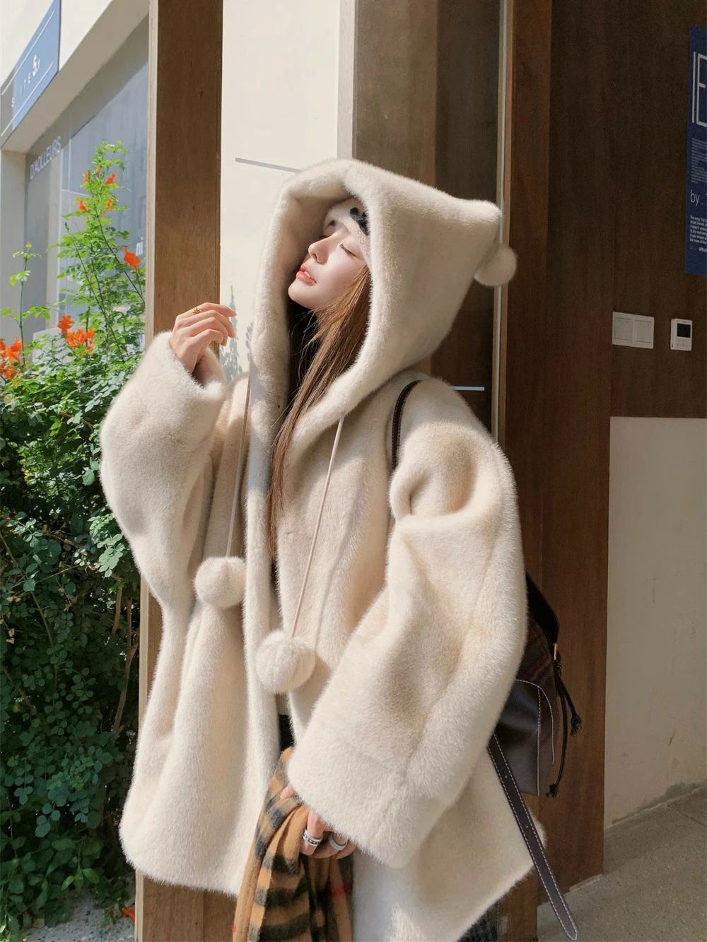 ふわふ モコモコ コート ボアパーカー 冬 アウトドア 毛皮コート フード付き アウター 防寒 ジャケット 暖かい ユッタリ 秋 冬