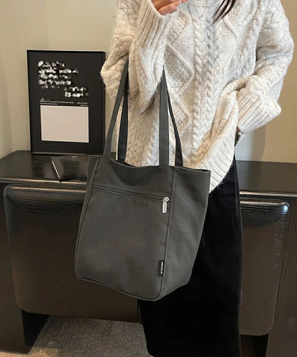 おしゃれ 通学通勤かばん A4サイズ カジュアルバッグ 大容量 手提げかばん シンプル