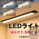 USBライトLED蛍光灯 高輝度ライト ライト 緊急 軽量 コンパクト LEDライト usb充電 充電式 人感センサー 照明 led バーライト