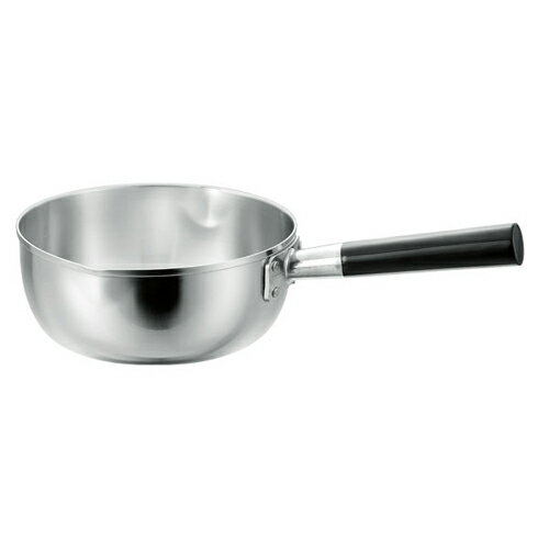 プロ仕様 三層鋼 雪平鍋20cm H-2904 業務用 プロ仕様 本格 高級 行平鍋 片手鍋 IH対応 電磁調理器対応 ..