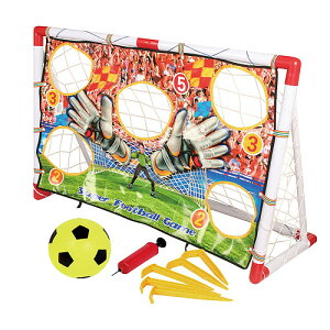 ターゲットサッカーゴールセット　/　KW-656　サッカーゴール　サッカー　ゴール　キーパー　ターゲット　組立　ゴールセット