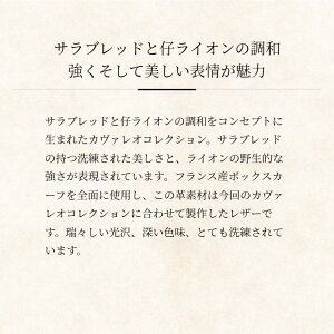 【COCOMEISTER】カヴァレオ・カンガ 財布 メンズ 革 日本製 ブランド 2つ折り ココマイスター ボックスカーフ
