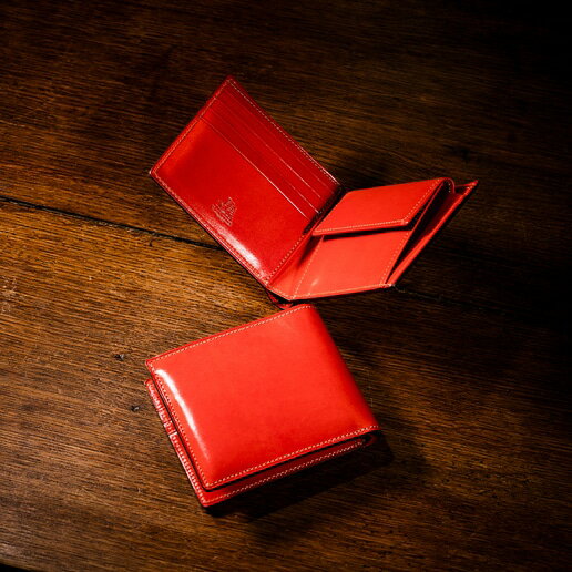 プルキャラック・パルテノーペ 財布 メンズ 革 日本製 ブランド 2つ折り イタリア ココマイスター