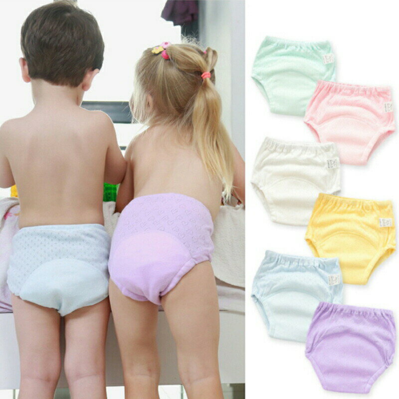 ベビー 無地 トレーニングパンツ 5層 パンツ 男の子 女の子 トレパン トイトレ パンツ おねしょ対策 80 90 100 110 出産祝い 出産祝い ギフト 保育園 入園準備 【4点以上送料無料】のサムネイル