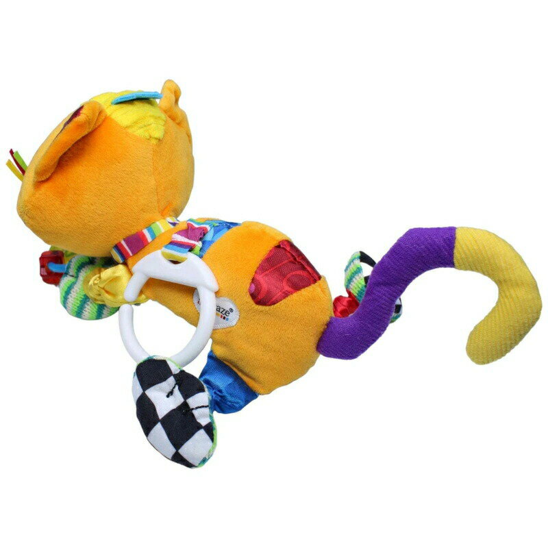 【超ポイントバック祭限定全品ポイント10倍】Lamaze Cat Baby Activity Soft Toy アクティビティ トイ ベビーカー用おもちゃ おもちゃ オモチャ ベビーカー 吊り下げ ガラガラ 洗える 取り付け お出かけ ベビー 赤ちゃん 0歳出産祝い 3