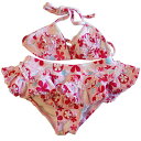 【30日限定!全品ポイント10倍!】ケイトマック 子供 水着 花柄 女の子 ジュニア キッズ ビキニ 水着 かわいい フリル 120cm 130cm 120 130 子供水着女の子水着 学校用水着 スクール水着 スイムウェア 子供水着 女の子水着幼稚園