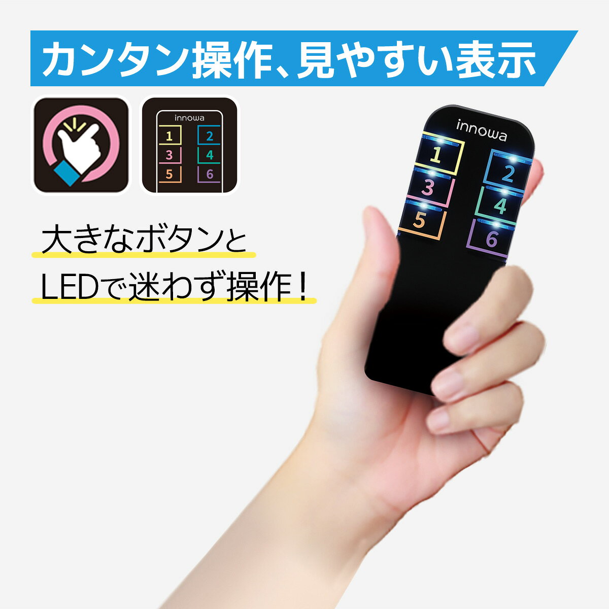 【技適マーク取得済】innowa 忘れ物探知機 忘れ物チェッカー 探し物探知機 6個入り...