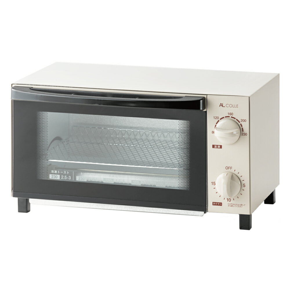 [送料無料] アルコレ オーブントースター 2枚焼き 温度調整 AOT-1011 ココニアル トースター パン焼き..
