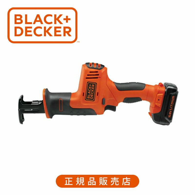 乐天商城 - ブラック・アンド・デッカー 10.8Vコードレスレシプロソー オレンジ BDR12K 正規品 BDR12K 4536178811330
