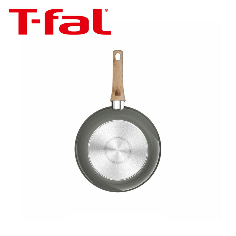 乐天商城 - 【T-fal】ティファール IHセラミックグライド アースグレーディープパン 26cm C44277 IH ガス セラミック グレー ウォック 中華鍋 コーティング 環境 エコ なめらか こびりつきにくい お知らせ ウッド ハンドル 正規品 3168430365438