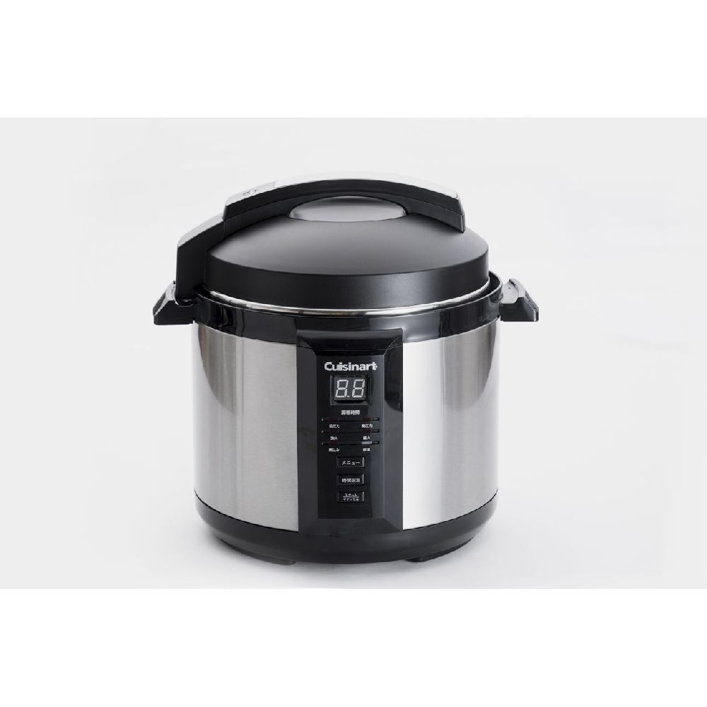 電気圧力鍋簡単自動2.6LブラッククイジナートCPC400KJ|圧力鍋電気鍋圧力なべ自動調理時短炊飯器5合3合2L保温cuisinart