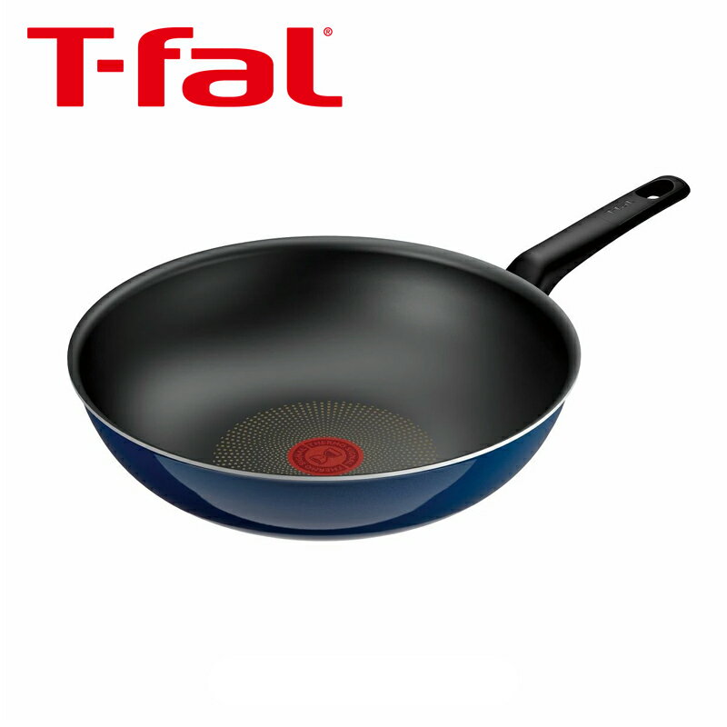 乐天商城 - ティファール ロイヤルブルーインテンスウォックパン28cm D53319 正規品 D53319 3168430361546