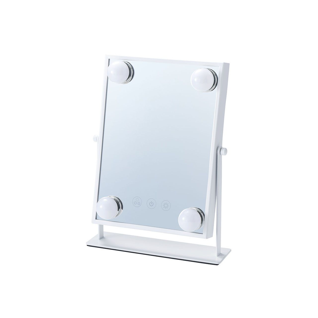 コイズミ ハリウッドミラー ホワイト KBE3172W | ココニアル 拡大鏡 卓上 鏡 女優ミラー ライト メイク おしゃれ 調光 調色 プレゼント ギフト 母の日 女性 誕生日 KOIZUMI 小泉成器 [2]