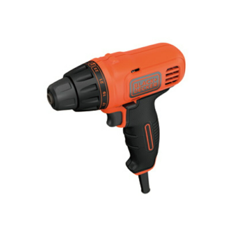 ブラック・アンド・デッカー(BLACK+DECKER) クイックコネクトドリルドライバー オレンジ KR151 [コード..