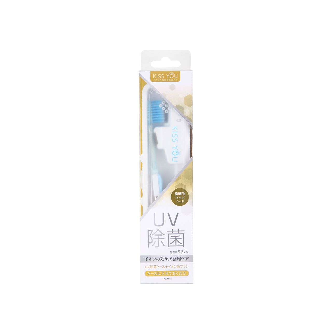 Rakuten - キスユー 除菌ケース付きKISSYOU極細ワイド UV26B 正規品 日本製 UV26B 4969542145357