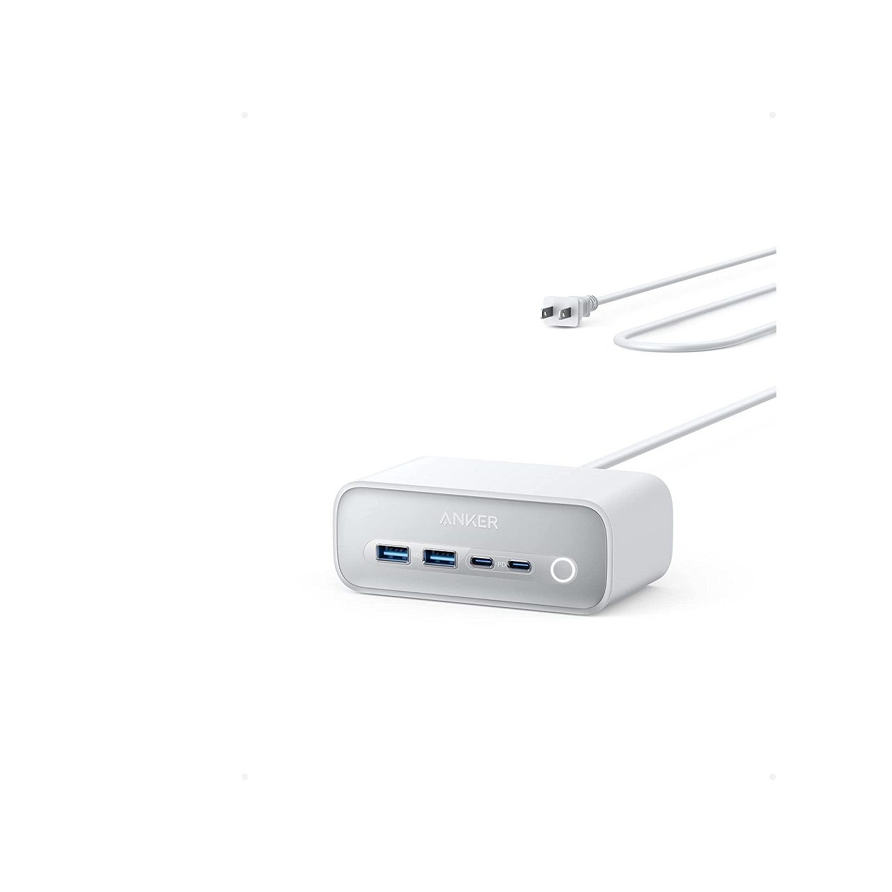 Rakuten - [在庫処分] Anker アンカー 525 Charging Station ホワイト A91C0N21 JAN 4571411203008 USBハブ 周辺機器 PC スマホ 関連品