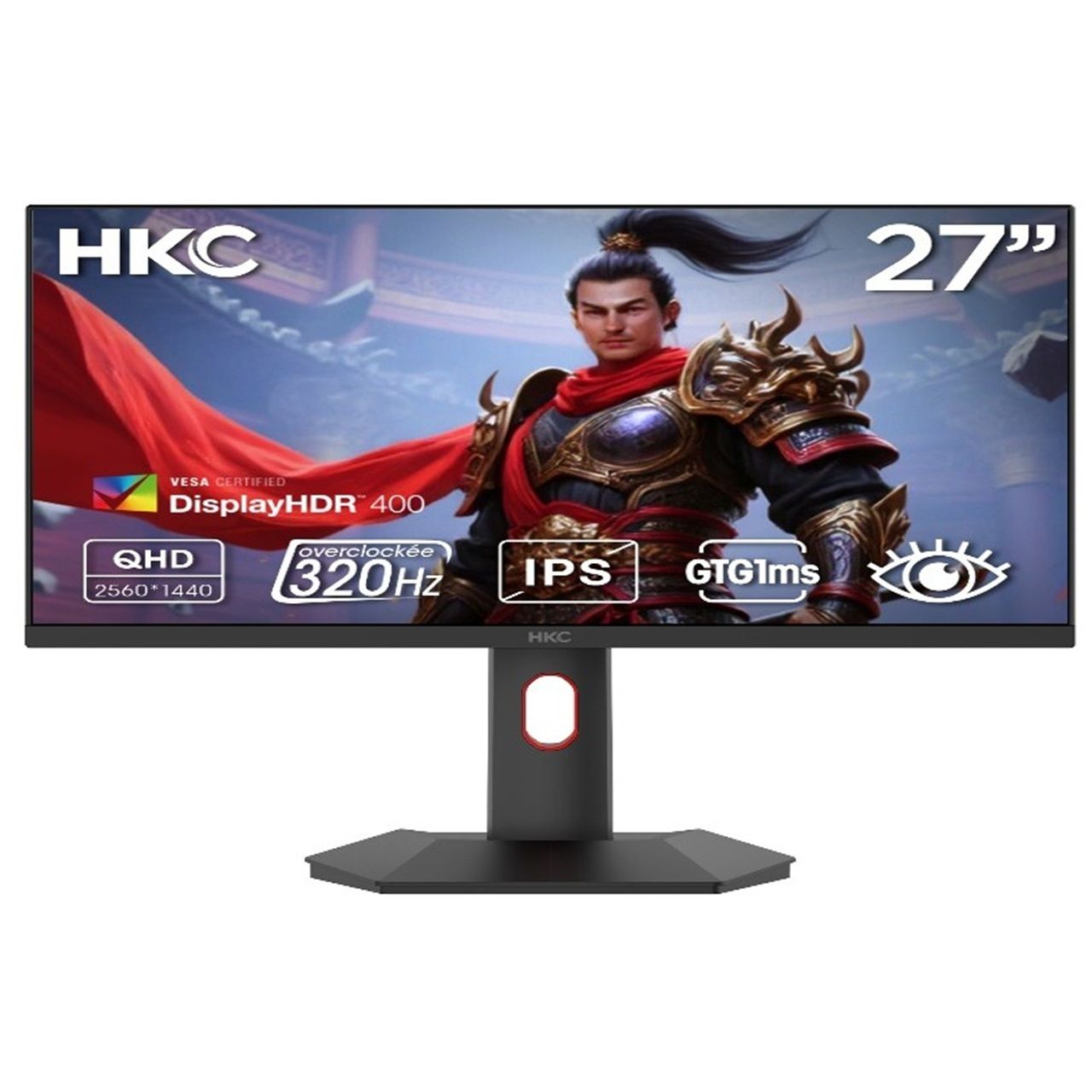 HKC 게이밍 모니터 G27H4P 27형 정규품 6940017326011 Gaming Monitor 디스플레이 PC게임 E-스포츠 고리프레쉬 레이트 300Hz 해상도 2540×1440