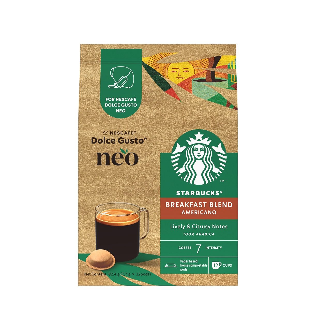 【正規品】ネスレ ネスカフェ ドルチェグスト ネオ NEO 専用カプセル スターバックスブレックファーストブレンド 12杯分 12P NEOSXB121 | Nescafe ドルチェグストネオ Dolce Gusto NEO カプセルコーヒー コーヒーカプセル カプセル珈琲 コーヒー コーヒーメーカー カプセル coconial-10011848 家電・便利雑貨のCOCONIAL サンプル画像2