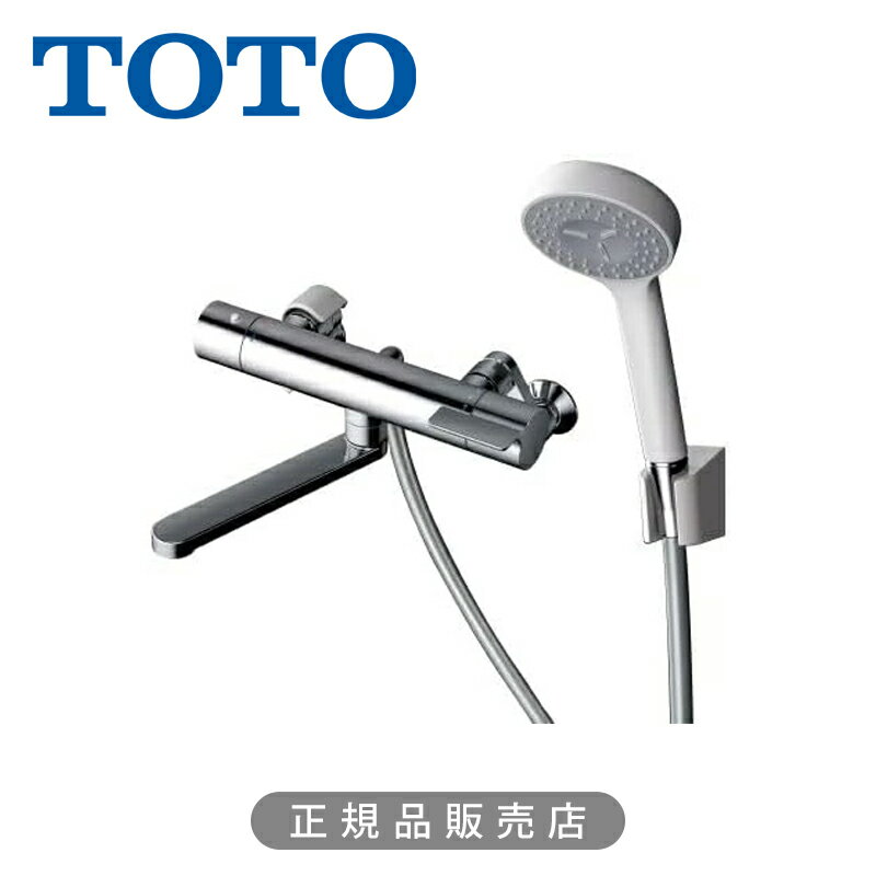 TOTO 壁付サーモスタット混合水栓（コンフォートウエーブ1モード、ホース長1600） TBY01402J1　正規品 ..