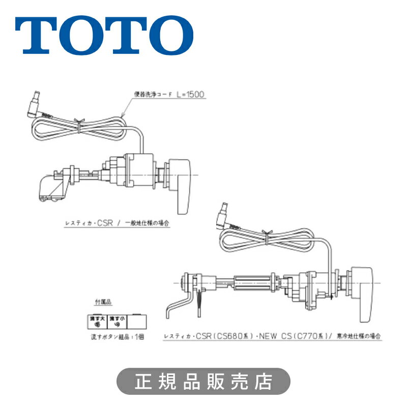 TOTO オート便器洗浄ユニット アプリコット密結便器(右ハンドル用) TCA321 正規品 日本製 494057797386..