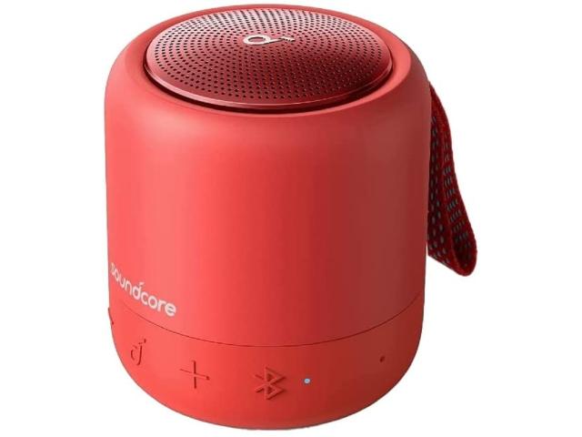 在庫処分 アンカー Anker Soundcore Mini 3 A3119091 レッド ワイヤレススピーカー 防水防塵 ミニ アウトドア 小型 Bluetooth ブルートゥース スピーカー コードレス