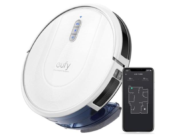 [在庫処分] アンカー ロボット掃除機 水拭き 兼用 Eufy RoboVac G30 Hybrid ホワイト 白 スマホ 操作 アプリ 正規品 ロボットクリーナー T2253524||