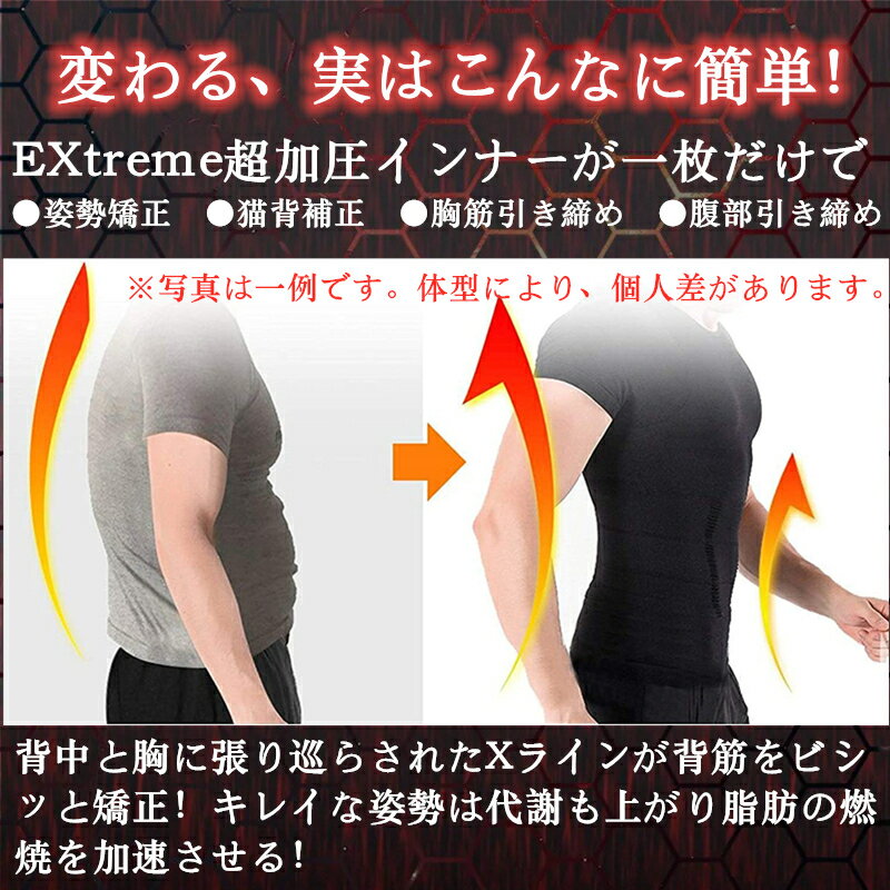 加圧シャツタンクトップメンズシェイプインナー