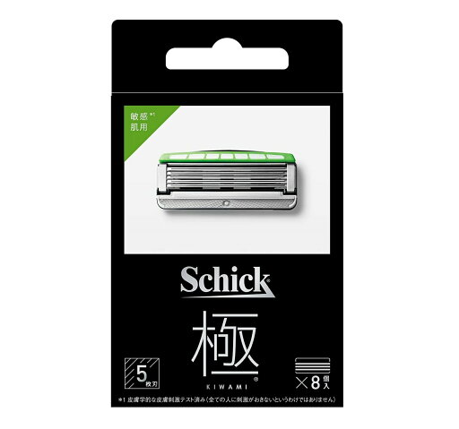 シック Schick 極 KIWAMI 敏感肌用 替刃8個入 シック Schick 極 KIWAMI 敏感肌用 替刃8個入