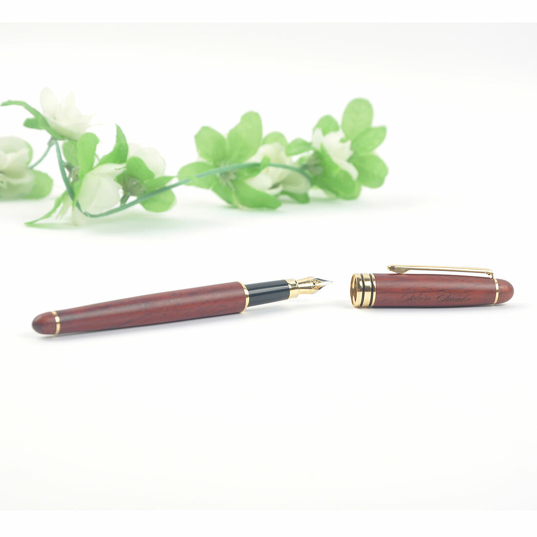 BizSign 名入れ無料ビジネス用品 木製万年筆 タイプA 【HLS_DU】【RCP】【楽ギフ_包装】【楽ギフ_名入れ】