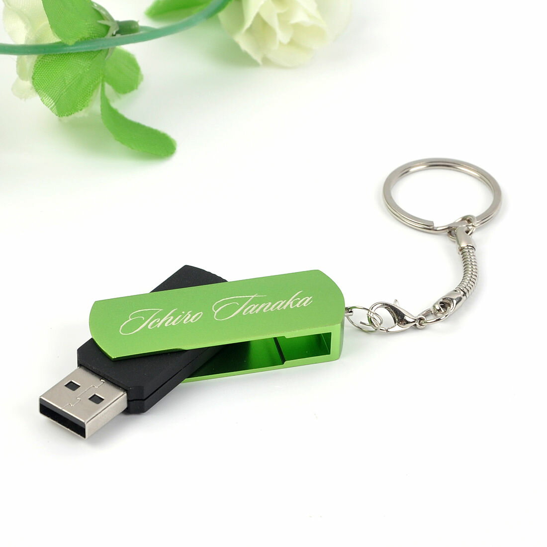 BizSign 名入れ無料 USBメモリ カラー グリーン 【HLS_DU】【RCP】【楽ギフ_包装】【楽ギフ_名入れ】 attr115attr ct…
