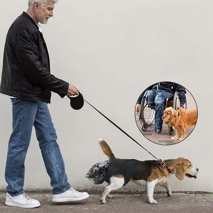 中型犬 犬 犬 介護 犬用 漏れない ズレない おむつカバー マナーパンツ おもらし カバー 小型犬 ごみ袋50枚付き 大型犬 うんちキャッチ 老犬 シニア 犬用 高齢マナーベルト サニタリーパンツ うんち処理 介護マナーベルト マーキング対策 coconut1992-10005037 ココナッツカンパニー サンプル画像3