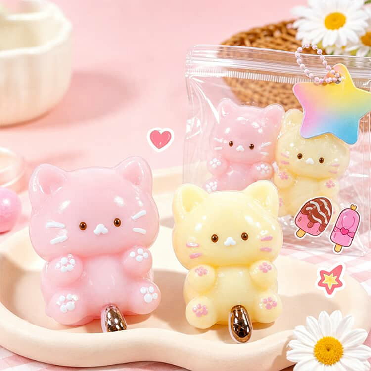 スクイーズ 4点セット 暇つぶし ストレス解消に最適 スクイーズ もちもち ハムスター 食物 ねこ ぷるぷる 感覚おもちゃ 水感スクイーズ 握る玩具 手触りが柔らかく ぷにぷに もっちり スイーツ 柔らかい ストレス解消 不安軽減 coconut1992-10004547 ココナッツカンパニー サンプル画像2