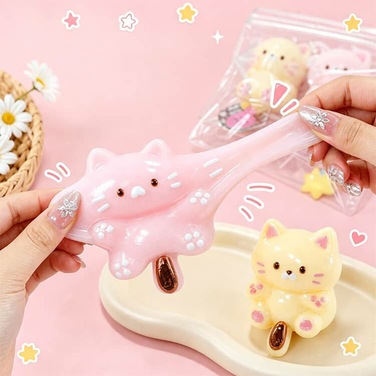 スクイーズ 4点セット 暇つぶし ストレス解消に最適 スクイーズ もちもち ハムスター 食物 ねこ ぷるぷる 感覚おもちゃ 水感スクイーズ 握る玩具 手触りが柔らかく ぷにぷに もっちり スイーツ 柔らかい ストレス解消 不安軽減 coconut1992-10004547 ココナッツカンパニー サンプル画像3