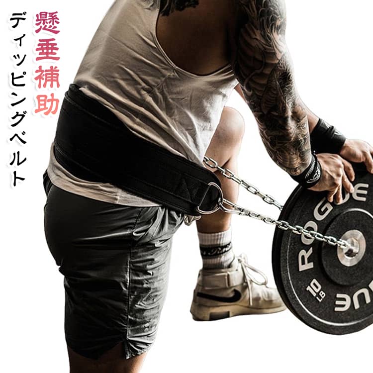 筋トレ チンニング ディプスベルト 自重 加重 ディッピングベルト ディップスベルト 加重懸垂 ディッピングベルト 懸垂 荷重ベルト 懸垂補助 耐久性 ベルト おもり 耐荷重 丈夫 トレーニング ジム
