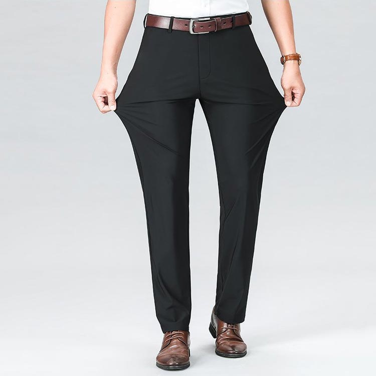 ビジネス ストレッチ 夏用 スラックス 洗える チノパン ストレッチパンツ メンズ 接触冷感 長ズボン ビジネス 夏用 スリム ロングパンツ 大きいサイズ ウォッシャブル スリム 美脚 ビジネス カジュアル おしゃれ 薄手 春夏 秋 黒 紺 グレー ブラック