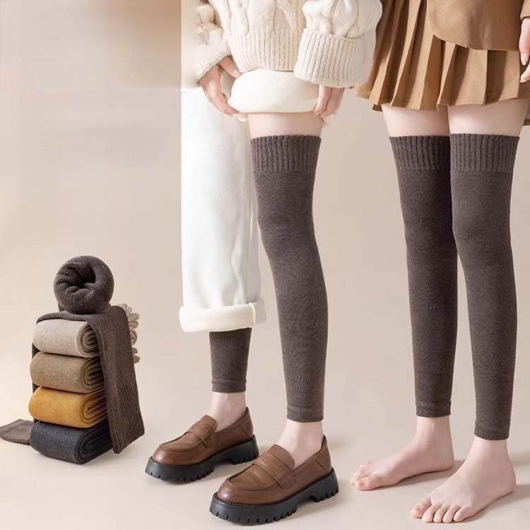 3足セット レッグウォーマー レディース 裏起毛 秋冬用 暖かい 冷え対策 シンプル 無地 ふくらはぎ ロングレッグウォーマー 締め付けない ブラック カーキ ダークグレー コーヒー