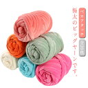 全20色 ベロアタッチ チャンキーニット 毛糸 500g ブランケット 手芸 編み物 DIY ニットヤーン 極太毛糸 太い 極太 ハンドメイド 太いヤーン イン...