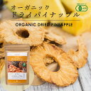 有機 ドライパイナップル 65g 1袋 タイ産 JAS オーガニック 無添加 無漂白 無保存剤 無添加 砂糖不使用 食物繊維 パイナップル