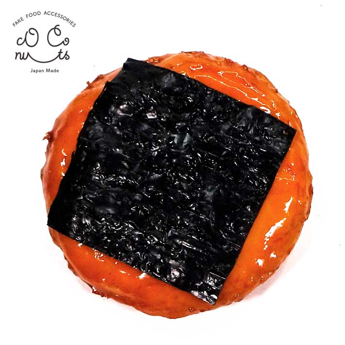 Rakuten - 食品サンプル お菓子 キーホルダー 食べちゃいそうな のり せんべい 食べ物 ストラップ