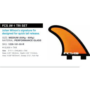 FCS JW-1 Tri Fin Set