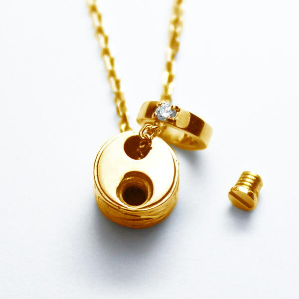遺骨ペンダント NORIKA Jewelry 『スクロールハワイアン』10Kアクセサリー ジュエ...