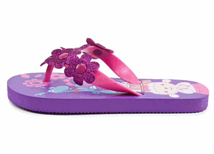 Disney(ディズニー)Doc McStuffins Flip Flops for Girls　Doc McStuffinsDoc McStuffins ビーチサンダル (5/6 12.7 〜13.7cm)