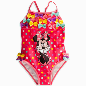 Disney(ディズニー)Minnie Mouse Swimsuit for Girlsミニー・マウス 水着 3(日本サイズ2-3歳)86.3cm-96.5cm