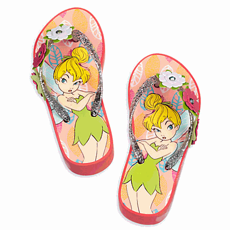 Disney(ディズニー)Tinker Bell Platform Flip Flops for Kidsティンカーベル ビーチサンダル 13/1 19.4〜20.2cm