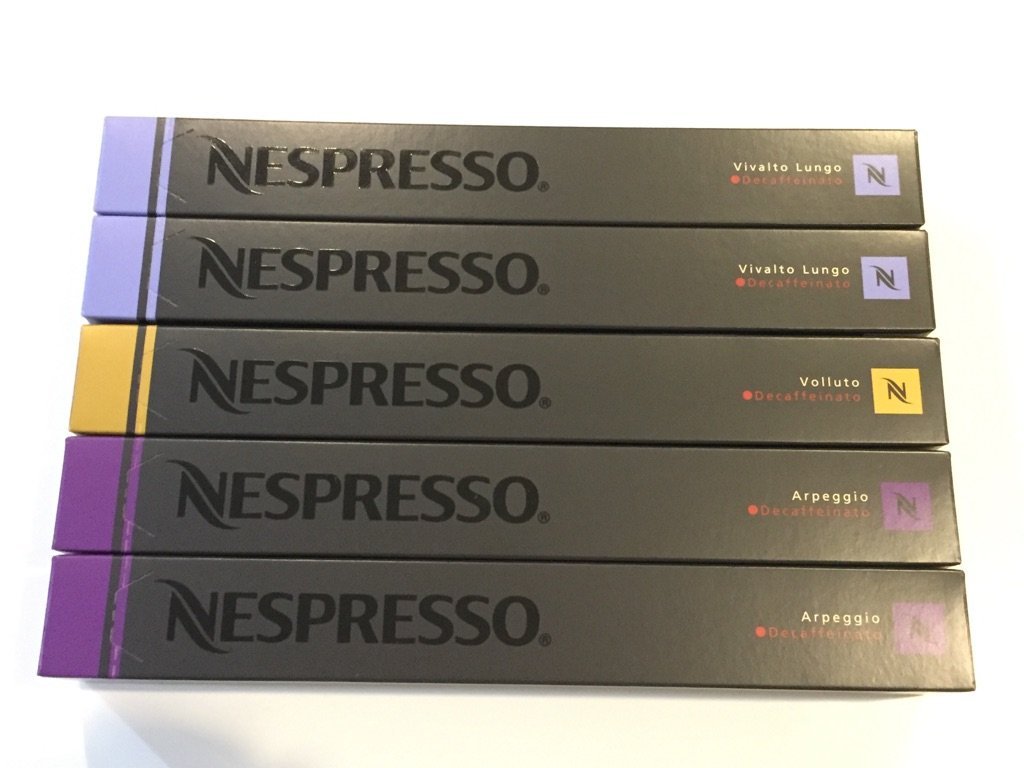 Nespresso ネスプレッソ デカフェ タイプ 4種 合計 50 カプセル