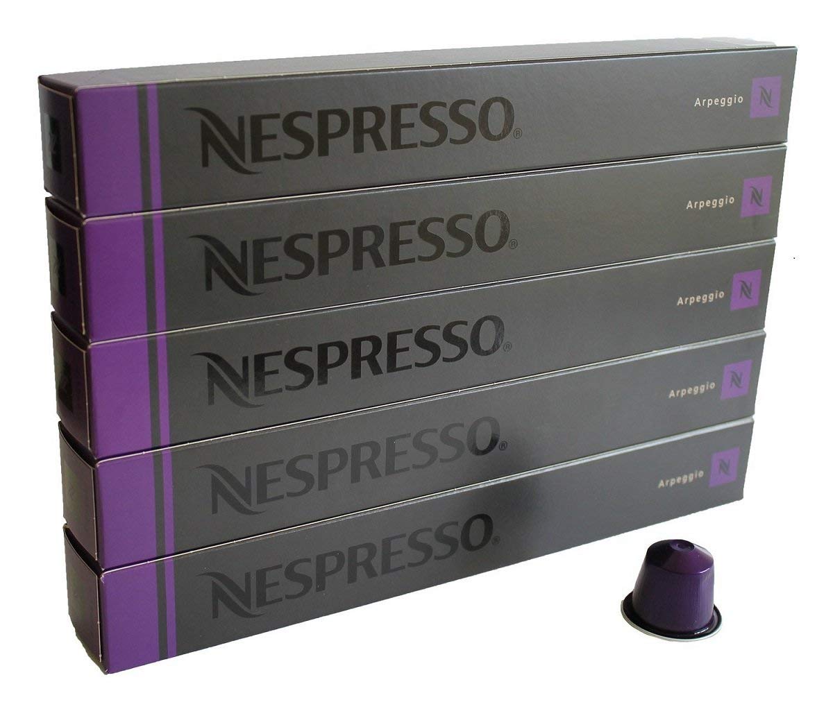 Nespresso ネスプレッソ アルペジオ 1本 10個入 x 5本 合計 50 カプセル 1